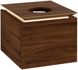 Villeroy & Boch WTUS Legato 450x380x500mm m. Bel. 1 Ausz. Waschtisch m.tig Kansas Oak – Bild 3