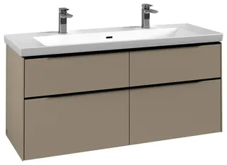 Villeroy & Boch WTUS Subway 3.0 C60201 1272x576x462mm 4 Ausz. Waschtisch m.tig Cashmere Grey – Bild 2