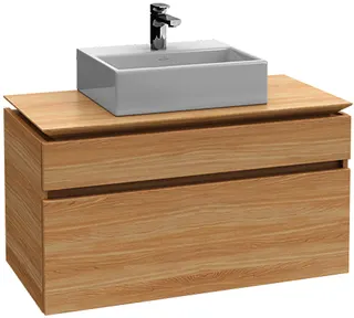 Villeroy & Boch WTUS Legato B604 1000x550x500mm 2 Ausz. Waschtisch m.tig Kansas Oak
