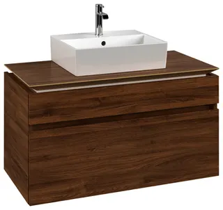 Villeroy & Boch WTUS Legato B604 1000x550x500mm 2 Ausz. Waschtisch m.tig Kansas Oak – Bild 2