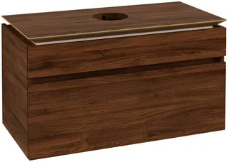 Villeroy & Boch WTUS Legato B604 1000x550x500mm 2 Ausz. Waschtisch m.tig Kansas Oak – Bild 3