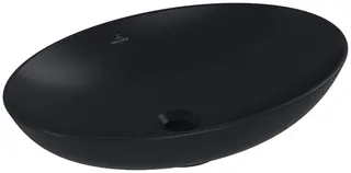 Villeroy & Boch Aufsatzwaschbecken Loop&Friends 620x 420mm Oval o. ÜL. Graphite CeramicPlus – Bild 3