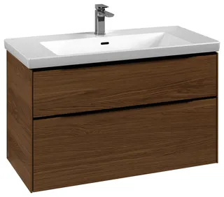 Villeroy & Boch WTUS Subway 3.0 L1 973x576x462mm m. Bel. 2 Ausz. Waschtisch m.tig Nordic Oak – Bild 2