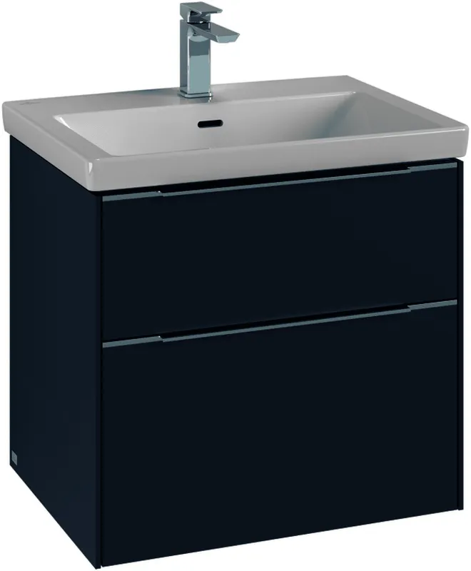 Villeroy & Boch WaschbeckenUS Subway 3.0 02 622x576x 462mm 2 Ausz. Waschbecken m.tig Graphite