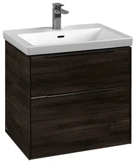 Villeroy & Boch WTUS Subway 3.0 00 622x576x462mm 2 Ausz. Waschtisch m.tig Stone Oak – Bild 2