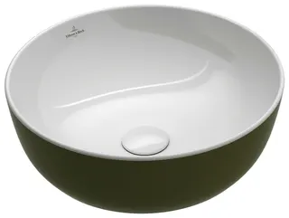 Villeroy & Boch Aufsatzwaschbecken Artis 430x430mm Rund ohne Überlauf Sage Green – Bild 2