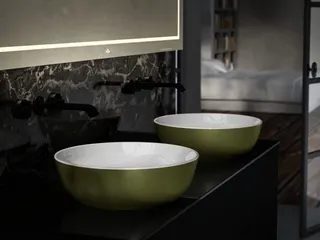 Villeroy & Boch Aufsatzwaschbecken Artis 430x430mm Rund ohne Überlauf Sage Green – Bild 4