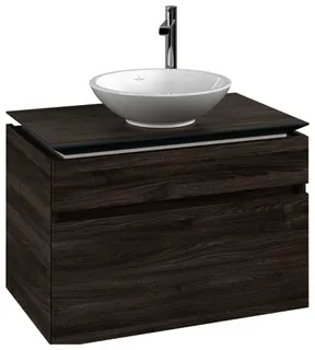 Villeroy & Boch WTUS Legato B570 800x550x500mm 2 Ausz. Waschtisch m.tig Stone Oak – Bild 2