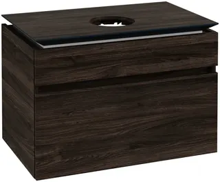 Villeroy & Boch WTUS Legato B570 800x550x500mm 2 Ausz. Waschtisch m.tig Stone Oak – Bild 3
