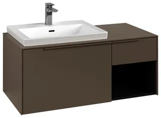 Villeroy & Boch WTUS Subway 3.0 L2 1001x423x500mm m. Bel. 2 Ausz. Waschtisch links Taupe – Bild 2