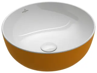 Villeroy & Boch Aufsatzwaschbecken Artis 430x430mm Rund ohne Überlauf Indian Summer – Bild 2