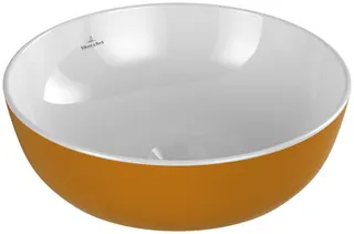 Villeroy & Boch Aufsatzwaschbecken Artis 430x430mm Rund ohne Überlauf Indian Summer – Bild 3