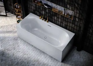 Villeroy & Boch Badewanne Loop&Friends 1800x800x470mm OVAL Duo Rechteck Weiß Alpin – Bild 2