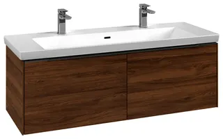 Villeroy & Boch WTUS Subway 3.0 C60100 1272x429x462mm 2 Ausz. Waschtisch m.tig Kansas Oak