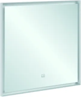 VB Spiegel Subway 3.0 800x750x47,5mm mit Beleuchtung White Matt
