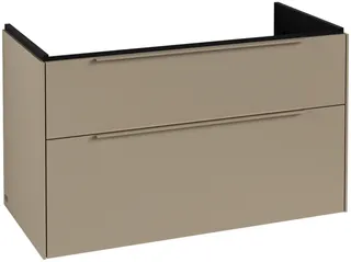 Villeroy & Boch WTUS Subway 3.0 02 973x576x462mm 2 Ausz. Waschtisch m.tig Cashmere Grey – Bild 3