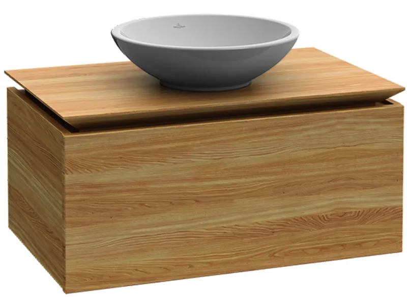 Villeroy & Boch WTUS Legato B571 1000x380x500mm m. Bel. 1 Ausz. Waschtisch m.tig Stone Oak
