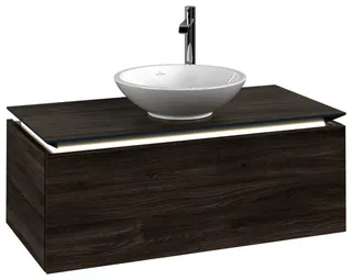 Villeroy & Boch WTUS Legato B571 1000x380x500mm m. Bel. 1 Ausz. Waschtisch m.tig Stone Oak – Bild 2