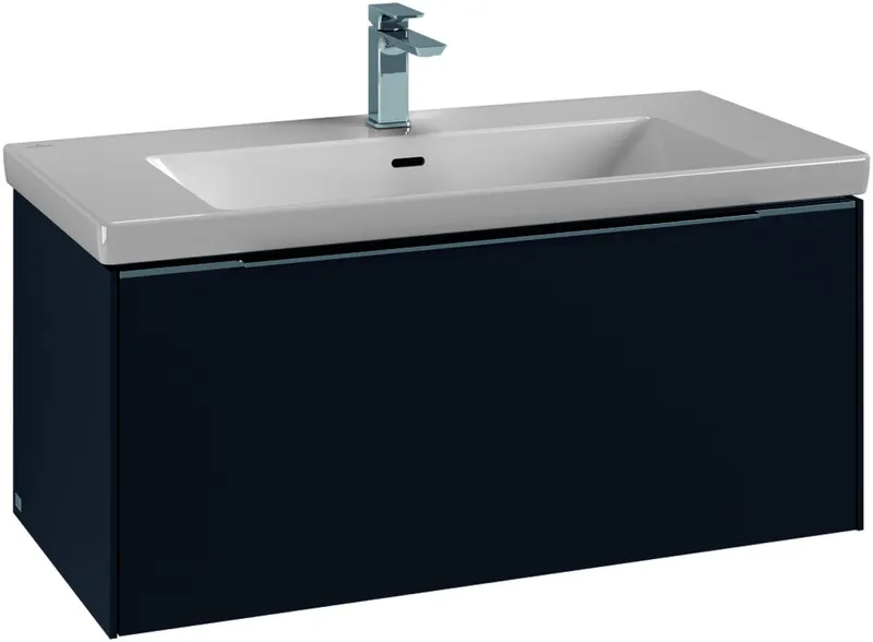 Villeroy & Boch WTUS Subway 3.0 L0 973x429x462mm m. Bel. 1 Ausz. Waschtisch m.tig Brilliant White