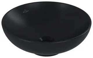 Villeroy & Boch Aufsatzwaschbecken Loop&Friends 420x 420mm Rund m. ÜL. Graphite CeramicPlus – Bild 3