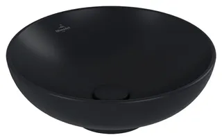 Villeroy & Boch Aufsatzwaschbecken Loop&Friends 420x 420mm Rund m. ÜL. Graphite CeramicPlus – Bild 4