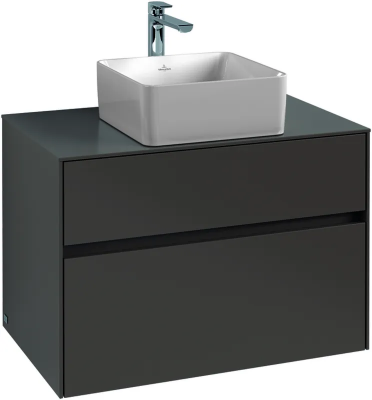 Villeroy & Boch WTUS Collaro C037 800x548x500mm 2 Ausz. Waschtisch m.tig Kansas Oak