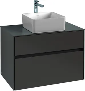 Villeroy & Boch WTUS Collaro C037 800x548x500mm 2 Ausz. Waschtisch m.tig Kansas Oak