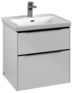 Villeroy & Boch WTUS Subway 3.0 L1 572x576x462mm m. Bel. 2 Ausz. Waschtisch m.tig Brilliant White – Bild 2