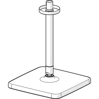 Kopfbrause HANSABASICJET Style 4437 1-strahlig 200x200 mm chr – Bild 2