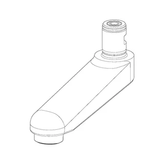 Auslauf HANSA 59914765 L=96 (2019-) Ausld. 96 mm chr – Bild 2