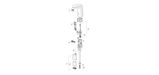 Waschtisch-Batt. HANSAMEDIPRO 0567 6V Kaltw. Bluetooth Ausld. 117 mm DN15 chr – Bild 5