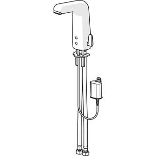 Waschtisch-Batt. HANSAMEDIPRO XL 0568 6V Bluetooth Ausld. 136 mm DN15 chr – Bild 2