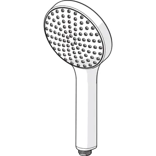 Handbrause HANSAACTIVEJET 8431 1-strahlig chr/Hellgrau – Bild 3