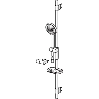 Wandst.garnitur HANSAACTIVEJET 8437 1-strahlig chr/Hellgrau – Bild 2