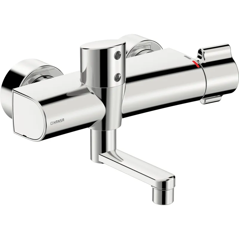 Waschtisch-Batt. HANSACLINICA 0886 6 V, Bluetooth Ausld. 100 mm chr