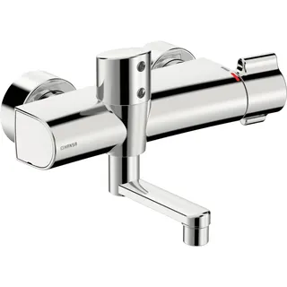 Waschtisch-Batt. HANSACLINICA 0886 6 V, Bluetooth Ausld. 100 mm chr