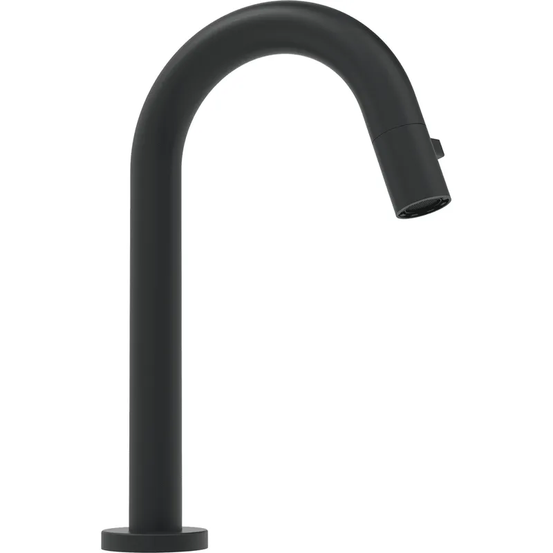 EHM Waschtisch-Batt. HANSANOVA 5091 Ausld. 131 mm DN15 Matt-Schwarz