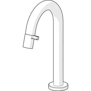 EHM Waschtisch-Batt. HANSANOVA 5091 Ausld. 131 mm DN15 Matt-Schwarz – Bild 3
