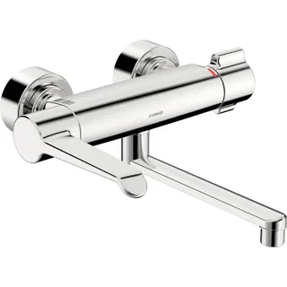 Waschtisch-Batt. HANSACLINICA 0880 Bed.he. lang Ausld. 285 mm chr