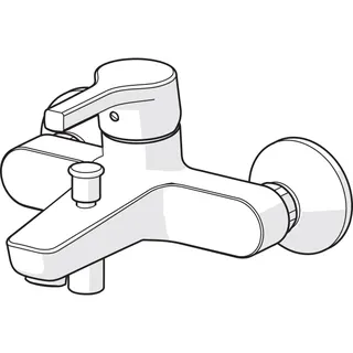 EHM Wafü und Brausebatt. HANSAPALENO 5645 Ausld. 164 mm DN15 chr – Bild 2