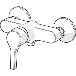 EHM Brausebatt. HANSAPALENO 5647 Ausld. 57 mm DN15 chr – Bild 3