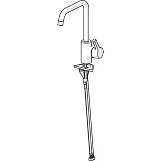 EHM Küchenarm. HANSAPALENO 5652 Ausld. 203 mm DN15 chr – Bild 3