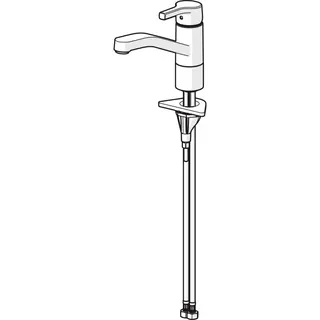 EHM Küchenarm. HANSAPALENO 5653 Ausld. 216 mm DN15 chr – Bild 3