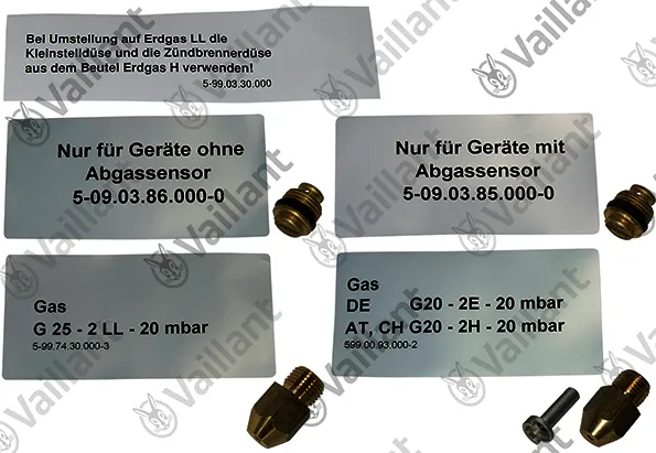 Umstellsatz Vaillant-Nr. 0010042271