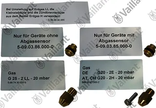 Umstellsatz Vaillant-Nr. 0010042271