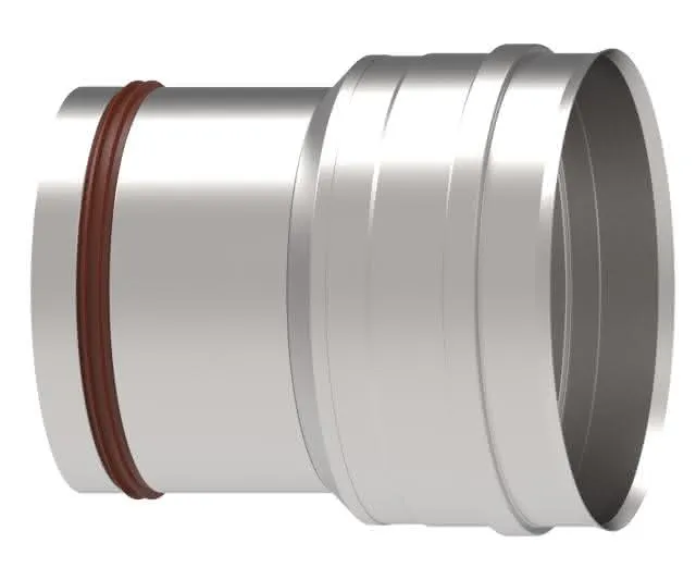 Abgasanschlussadapter, konisch 130/113 inkl. 113er Dichtung