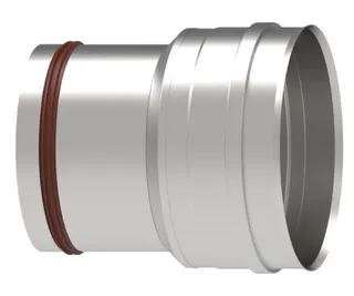 Abgasanschlussadapter, konisch 130/113 inkl. 113er Dichtung
