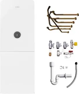 BOSCH Gas-Badewanne-Basic-Paket BOPA GC-B5301 GC5300i WM 17/100S + waagr. Anschluss
