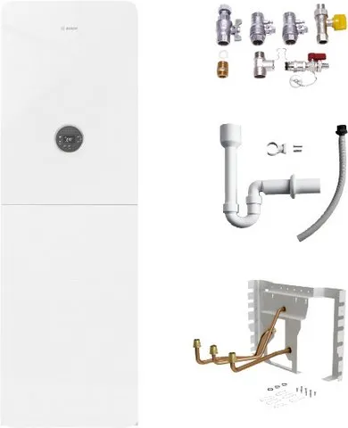BOSCH Gas-Badewanne-Basic-Paket BOPA GC-B5320 GC5300i WM 24/210 SO + Zubehör bauseits