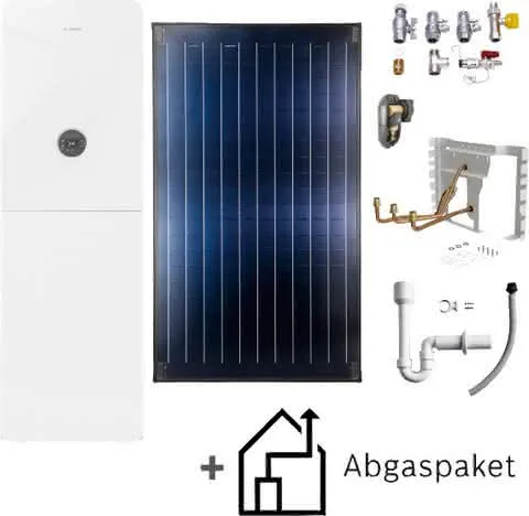 BOSCH Gas-Badewanne-Premiumpaket BOPA GC-P5311 GC5300i WM 24/210SO, 2 x FKC, C33x rot